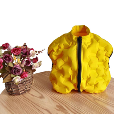 হলুদ inflatable ঠান্ডা ভেস্ট fq-k05